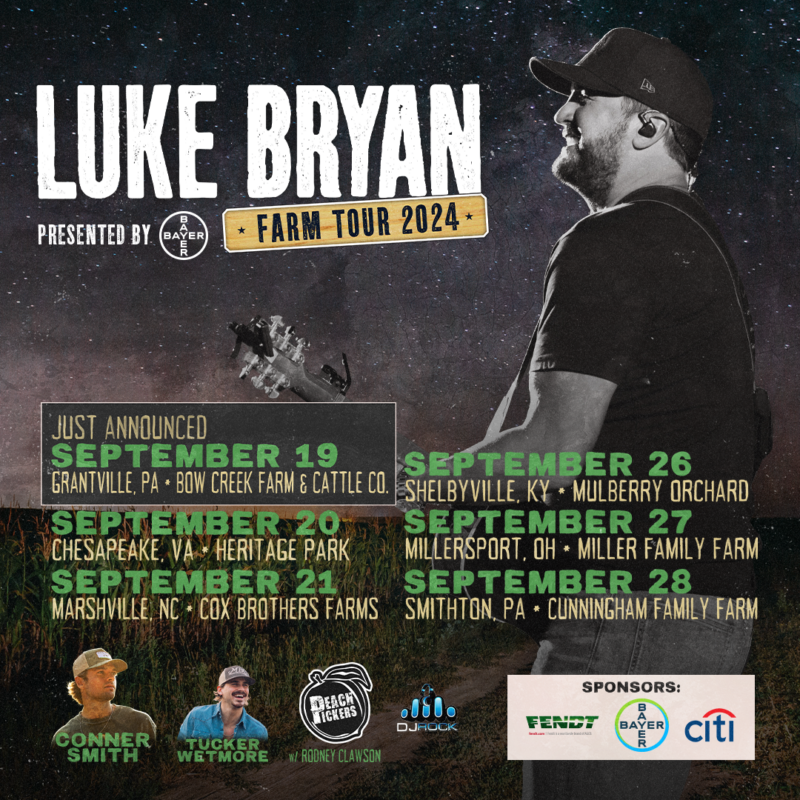 luke bryan farm tour info